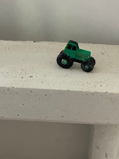 Handpainted tractor figurine
