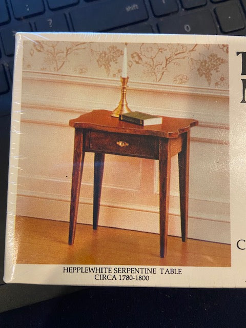 House of Miniatures side table kit