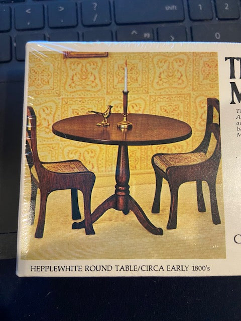 House of Miniatures table and chairs kit