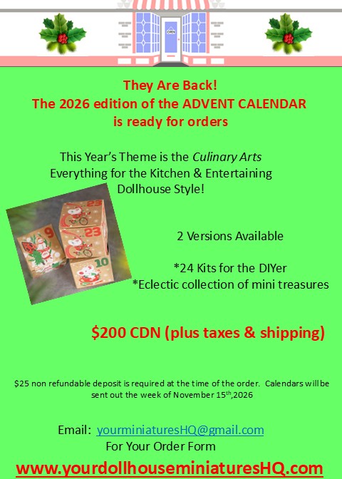 Advent Calendar-Will ship the week of November 15, 2026