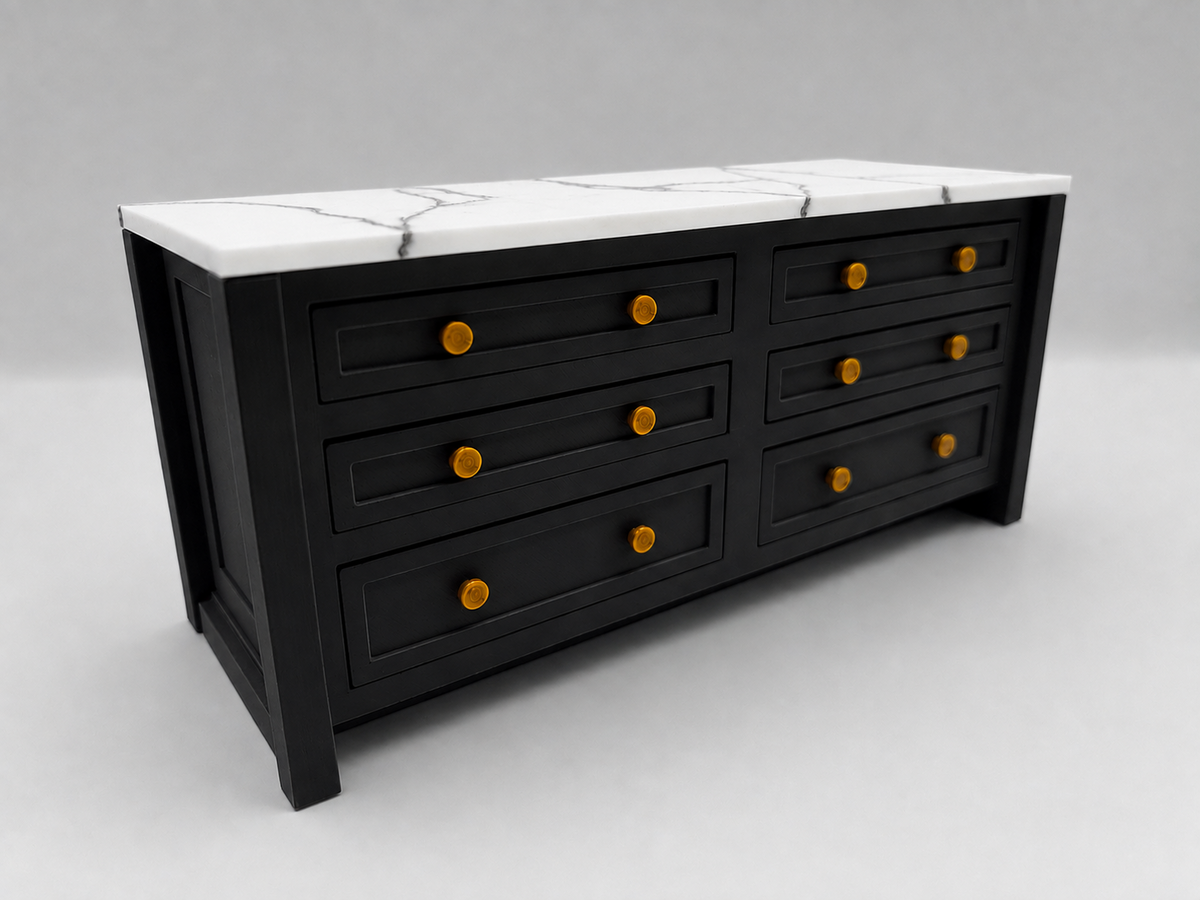 3d printed island with overhang