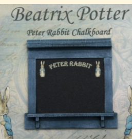 Peter Rabbit Chalkboard kit – Your Dollhouse Miniature Headquarters