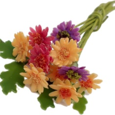 Assorted stencils of flowers and herbs by Angie Scarr