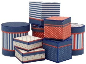 Nautical boxes-makes 17 items kit