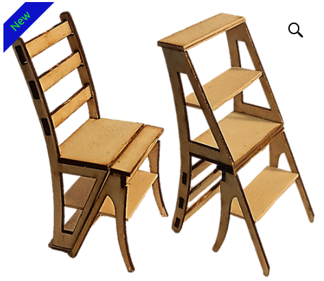 Franklyn step chair kit – Your Dollhouse Miniature Headquarters