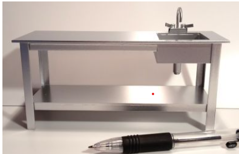 Handcrafted prep sink