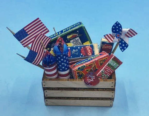 Crate of fireworks kit