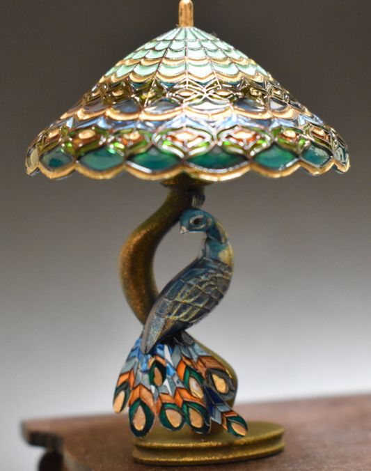 Paint yourself stained glass lamp kit