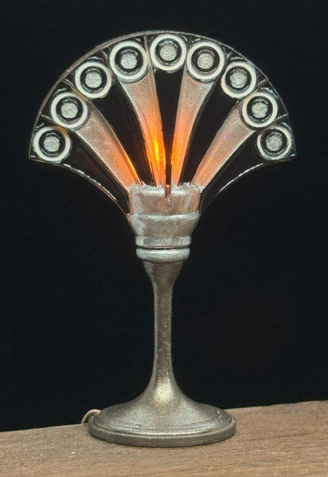 Paint it yourself art deco lamp