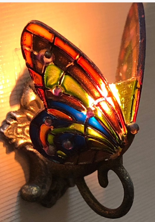 Butterfly sconce paint it yourself