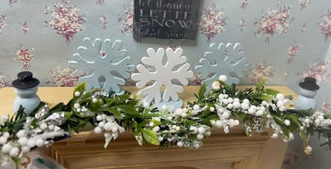 Winter snowman holiday decor