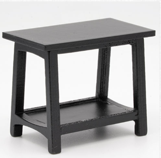Black side table