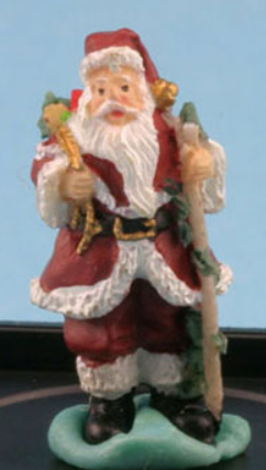 Tiny Santa Figurine Jeanetta Kendall Miniatures