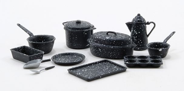 Chrysnbon black spatter cookware