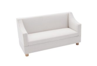 Modern white sofa