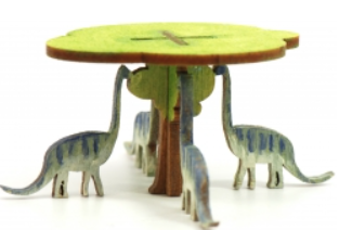 Dinosaur cake plate kit