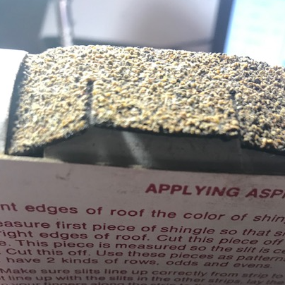 Assorted ashphalt shingles