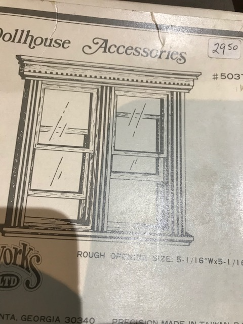 Double Operable Window – Your Dollhouse Miniature Headquarters