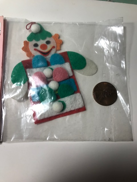 Baby Room clown wall hanging