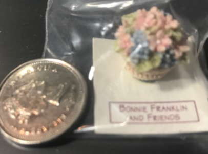 Vintage Bonnie Franklin and Friends Floral Arrangement