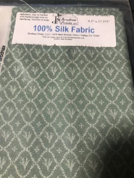 Assorted Silk Fabric patterned  9.5x17.375 inches