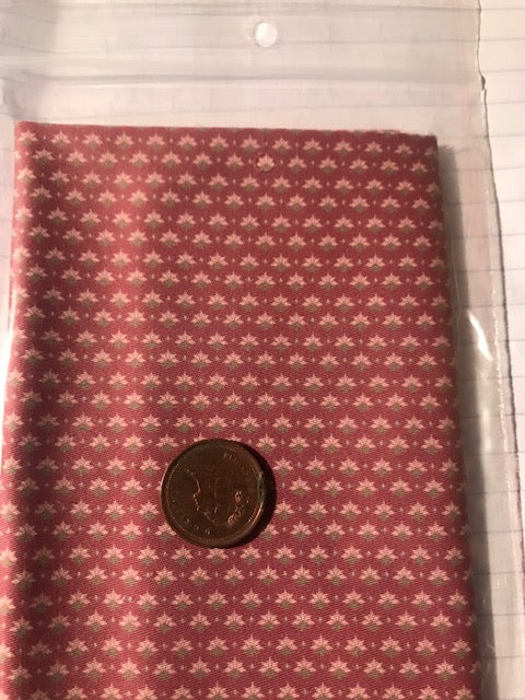 Fabric cotton patterned 9.5 x 17.375 inches