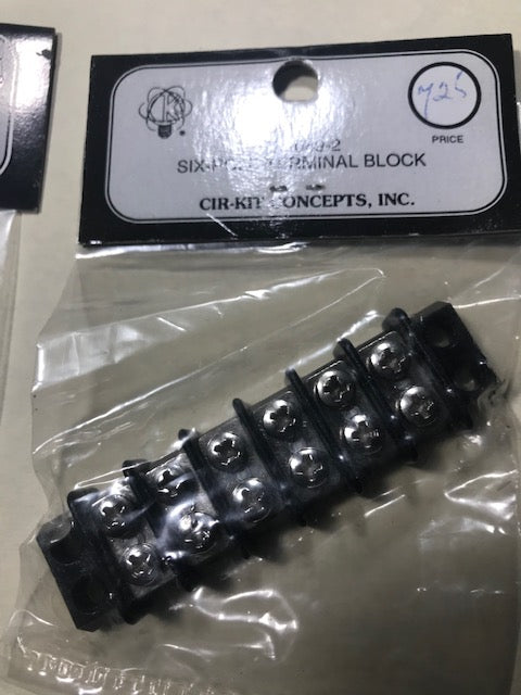 Cirkit six pole terminal block