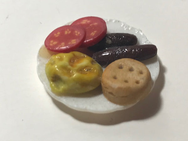 Assorted Food on serving dishes