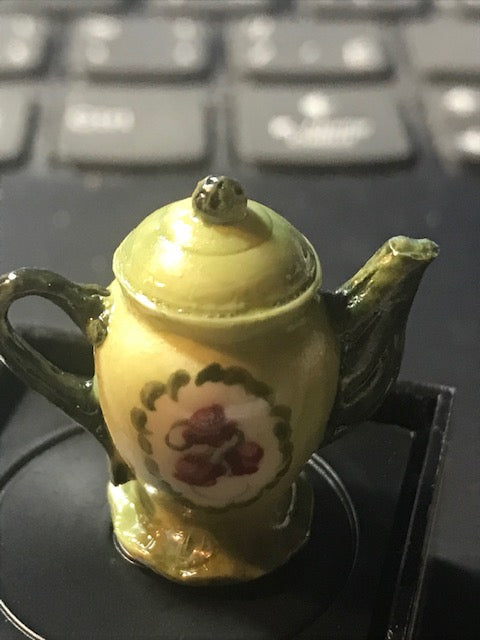 Assorted Mustard Seed Handpainted Teapots