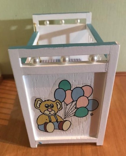 Teddy Bear Dresser and Crib-sold as a set