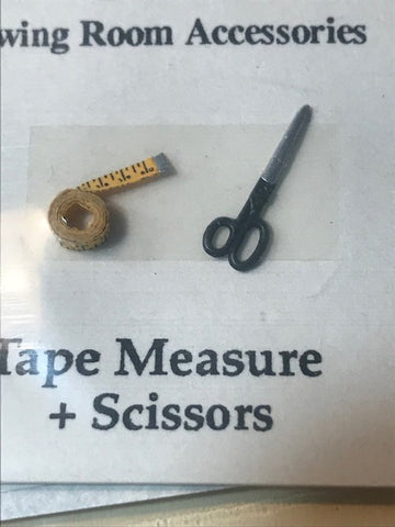 Tape Measure and Scissors