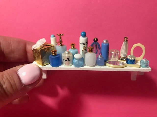 Bathroom Shelf with bottles