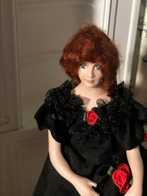 Porcelain Barteder doll handcrafted