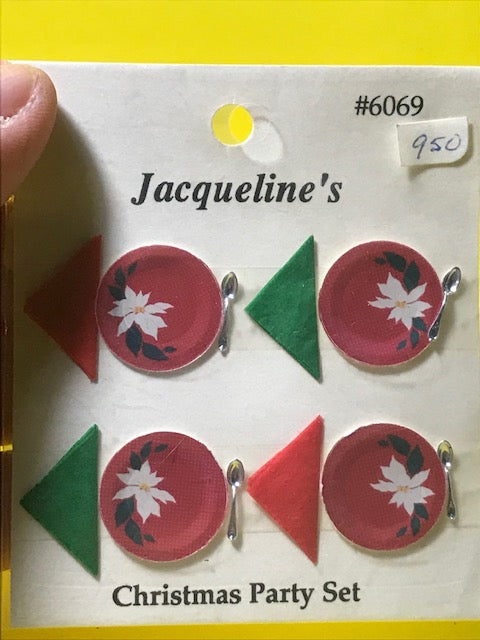 Christmas plate set