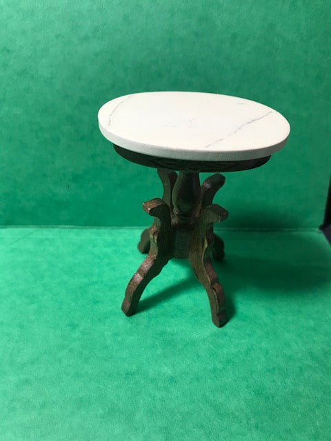 Marble top side table