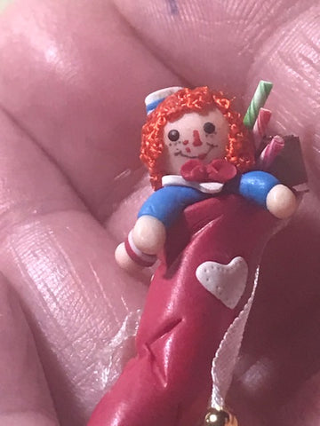 Raggedy Ann and Andy stocking by Mustard Seed