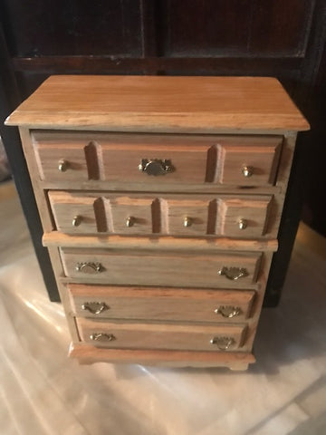Assorted tall boy dresser chest of drawers