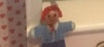 Raggedy Ann and Andy hand puppets kit