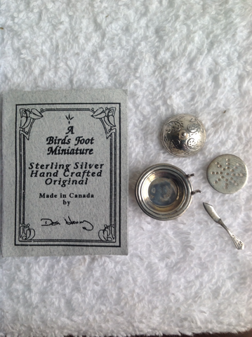 Don Henry Sterling Silver Butter Dish-Retired Vintage