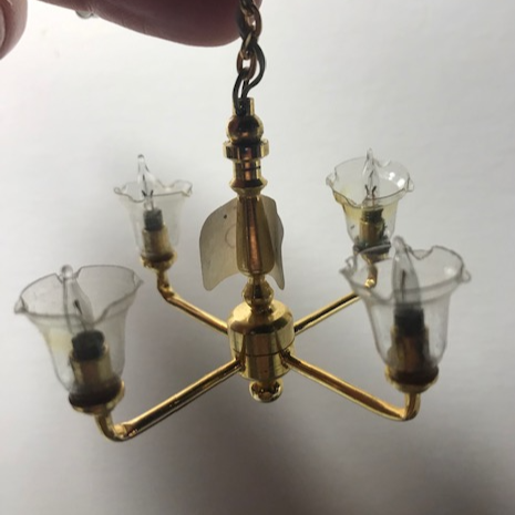 Brass Chandalier Electric