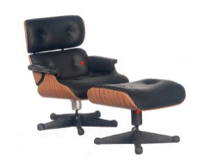 Modern Chair and Ottoman