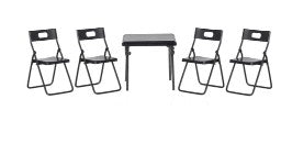 Folding table and chairs set
