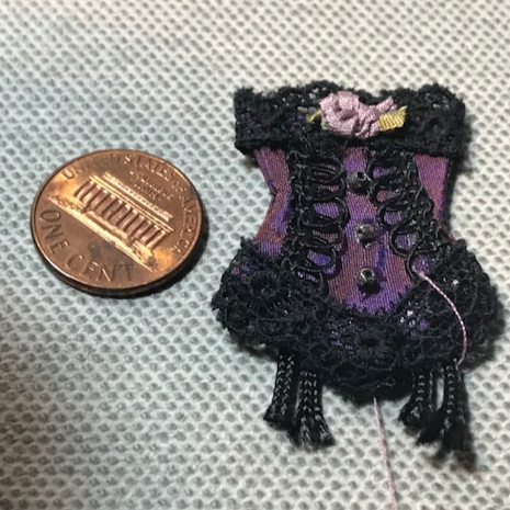 Assorted handmade corsets