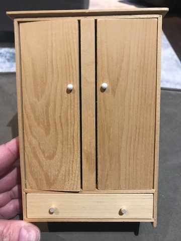 Handcrafted wardrobe unfinished
