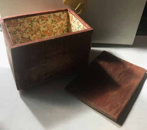 Handcrafted blanket box
