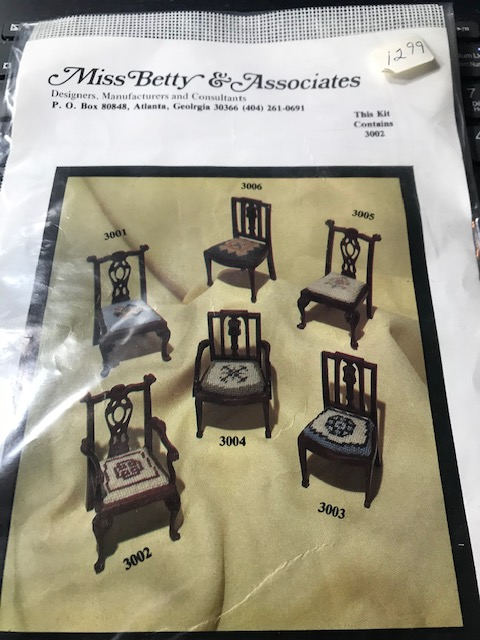 Assorted Chair embroidery kits