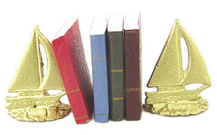 Sailboat bookends
