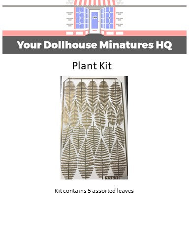 Assorted Plant kit (brass sheets)