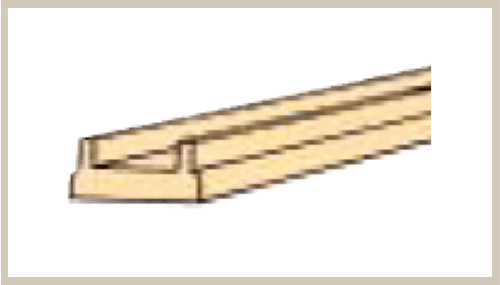 1/4 hand rail-bottom piece for porch rails